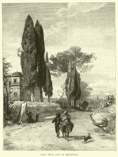 Strada da Cavi a Genazzano da English School
