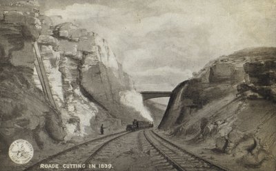 Taglio di Roade nel 1839 da English School