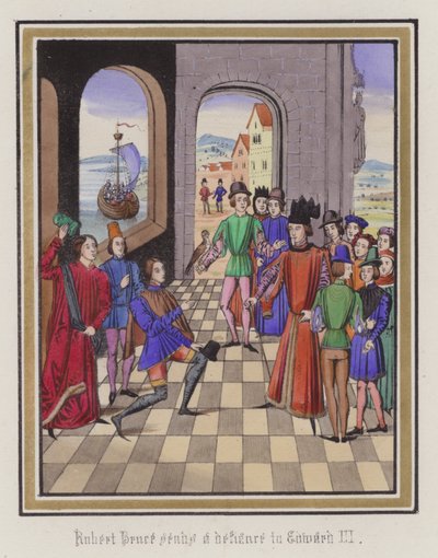 Robert Bruce sfida Re Edoardo III da English School
