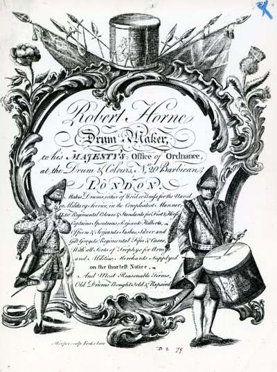 Robert Horne, Fabbricante di Tamburi da English School