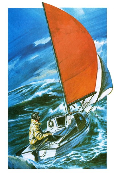 Robert Manry nel suo viaggio solitario da English School