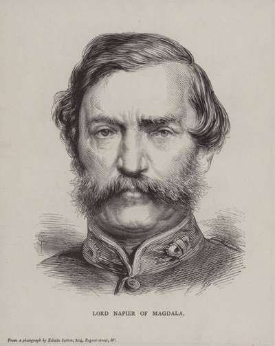 Robert Napier, 1° Barone Napier di Magdala, generale britannico da English School