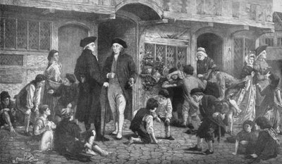 Robert Raikes, il Fondatore delle Scuole Domenicali, e la Casa dove si tenne la Prima Scuola Domenicale da English School