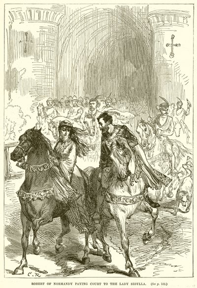 Roberto di Normandia alla corte della signora Sibylla da English School