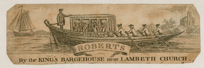 Roberts, vicino alla Bargehouse del Re vicino alla Chiesa di Lambeth da English School