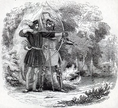 Robin Hood e Little John da English School