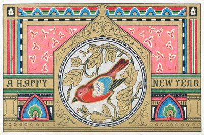 Pettirosso, Cartolina di Capodanno da English School
