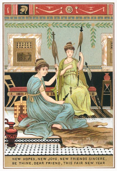 Donne romane in villa da English School