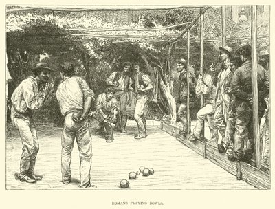 Romani che giocano a bocce da English School
