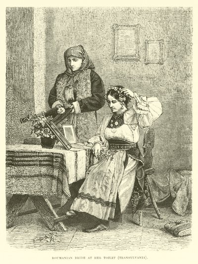 Sposa rumena alla sua toilette, Transilvania da English School