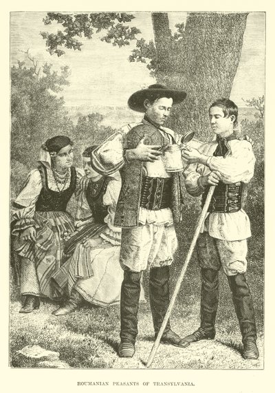 Contadini rumeni della Transilvania da English School