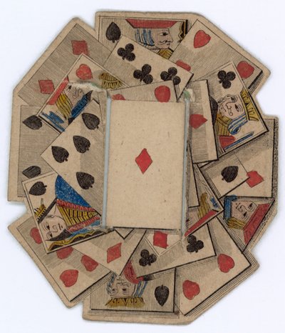 Tondo di carte da gioco da English School
