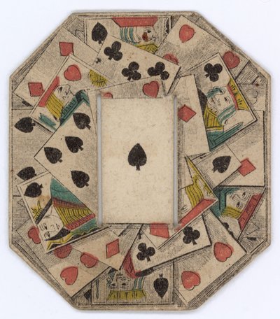 Tondo di carte da gioco da English School