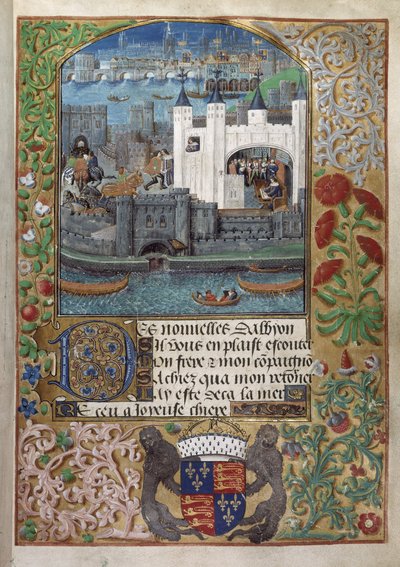 La Torre di Londra, con il Ponte di Londra sullo sfondo. Carlo, Duca d