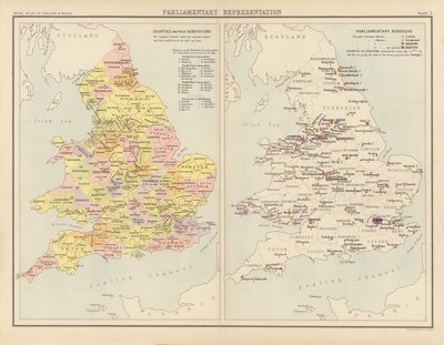 Atlante reale, c. 1900: Rappresentanza parlamentare da English School