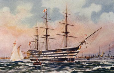 Caserme della Marina Reale, Chatham: HMS Victory, Nave Ammiraglia di Nelson a Trafalgar da English School