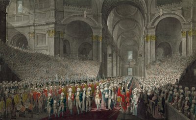 Processione Reale nella Cattedrale di San Paolo il Giorno di San Giorgio, 1789 da English School