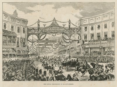 Processione reale in Regent Street da English School