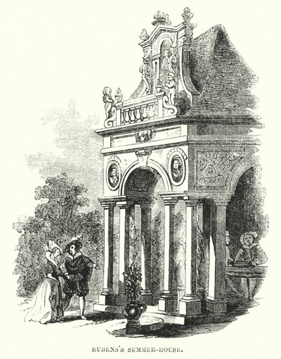 Casa estiva di Rubens (incisione) da English School