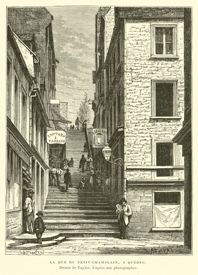 Rue du Petit-Chaplain, Quebec City, Canada da English School