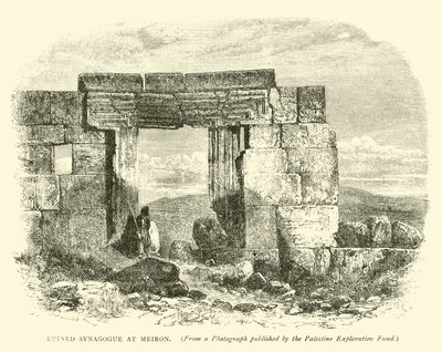 Sinagoga in rovina a Meiron da English School