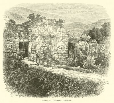 Rovine a Cesarea di Filippo da English School
