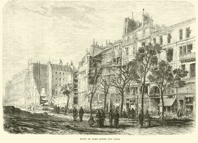 Rovine di Parigi dopo l