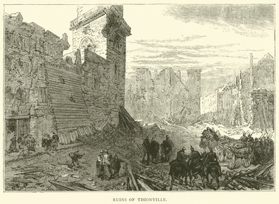 Rovine di Thionville, dicembre 1870 da English School