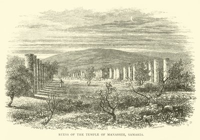 Rovine del Tempio di Manasse, Samaria da English School
