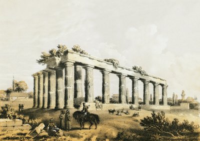 Rovine del tempio a Corinto da English School