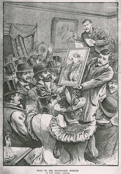 Vendita degli effetti personali di Oscar Wilde a Tite Street da English School