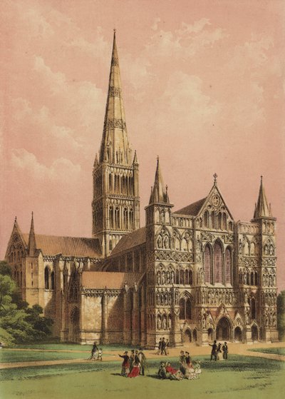 Cattedrale di Salisbury, Wiltshire da English School