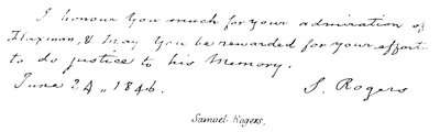 Samuel Rogers da English School