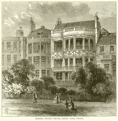 Casa di Samuel Rogers, Fronte del Green Park da English School