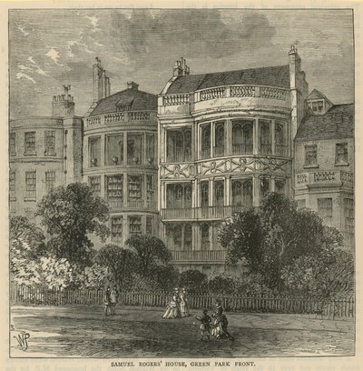 Casa di Samuel Rogers, fronte del Green Park da English School
