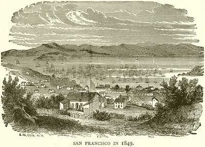 San Francisco nel 1849 da English School