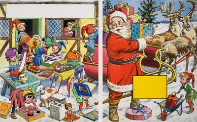 Babbo Natale organizza i regali da English School