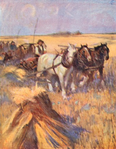 Saskatchewan, lo scozzese moderno sul suo legatore automatico da English School