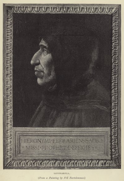 Savonarola da English School