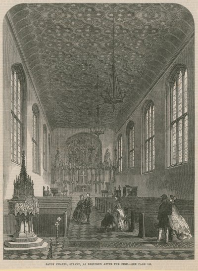 Cappella del Savoy, Strand, restaurata dopo l
