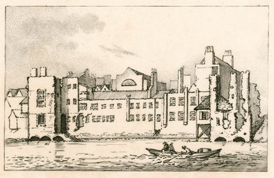 Savoy, Londra, come è attualmente, 1792 da English School