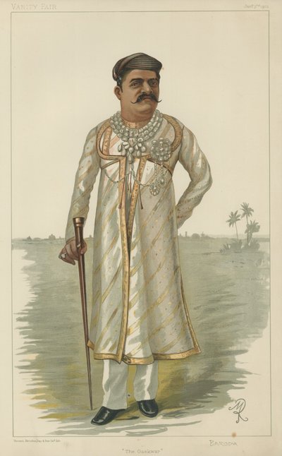 Sayajirao Gaekwad III, il Gaekwar di Baroda da English School