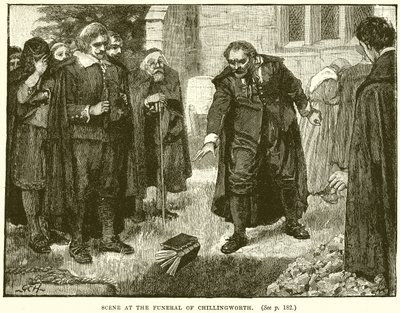 Scena al Funerale di Chillingworth da English School