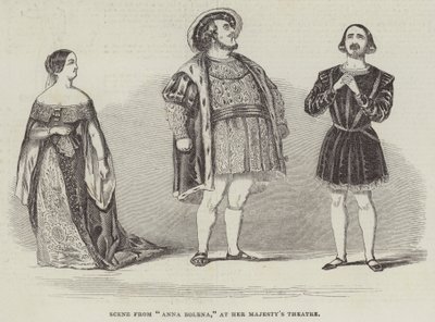 Scena da "Anna Bolena," al Her Majesty