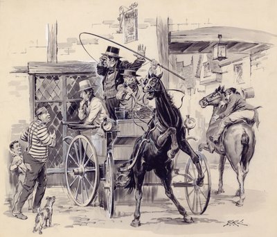 Scena dai Pickwick Papers da English School