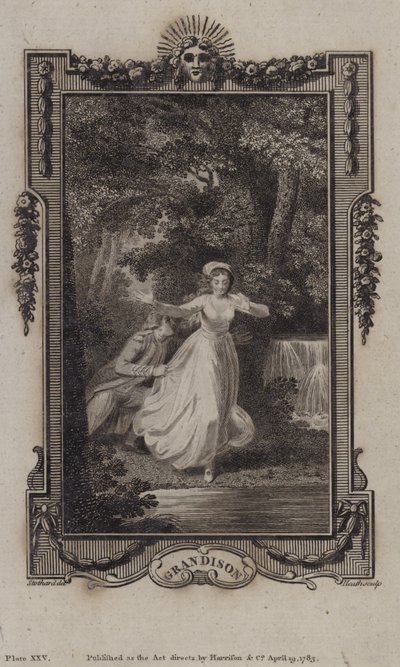 Scena da La Storia di Sir Charles Grandison, di Samuel Richardson da English School