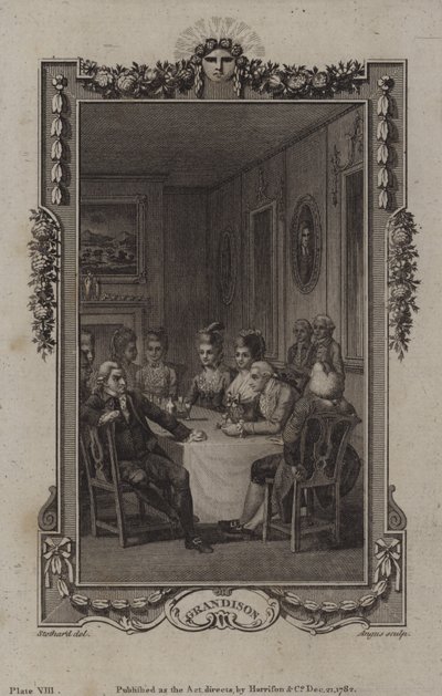 Scena da La Storia di Sir Charles Grandison, di Samuel Richardson da English School