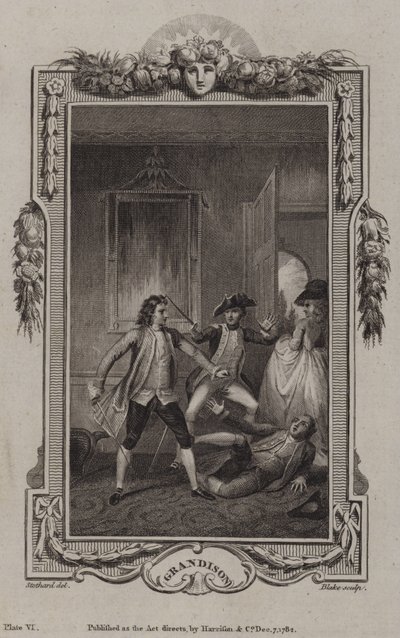 Scena da The History of Sir Charles Grandison da English School