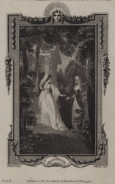 Scena da The History of Sir Charles Grandison da English School