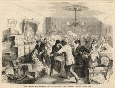 Scena in una birreria durante l